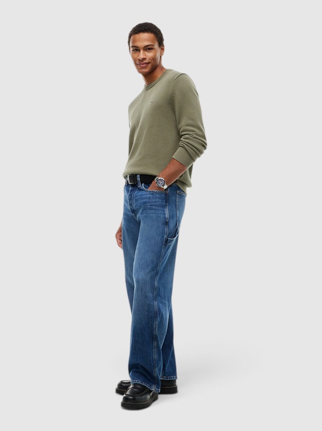 Camisola Tommy Jeans Homem Tjm Slim Ess Sweater Ext