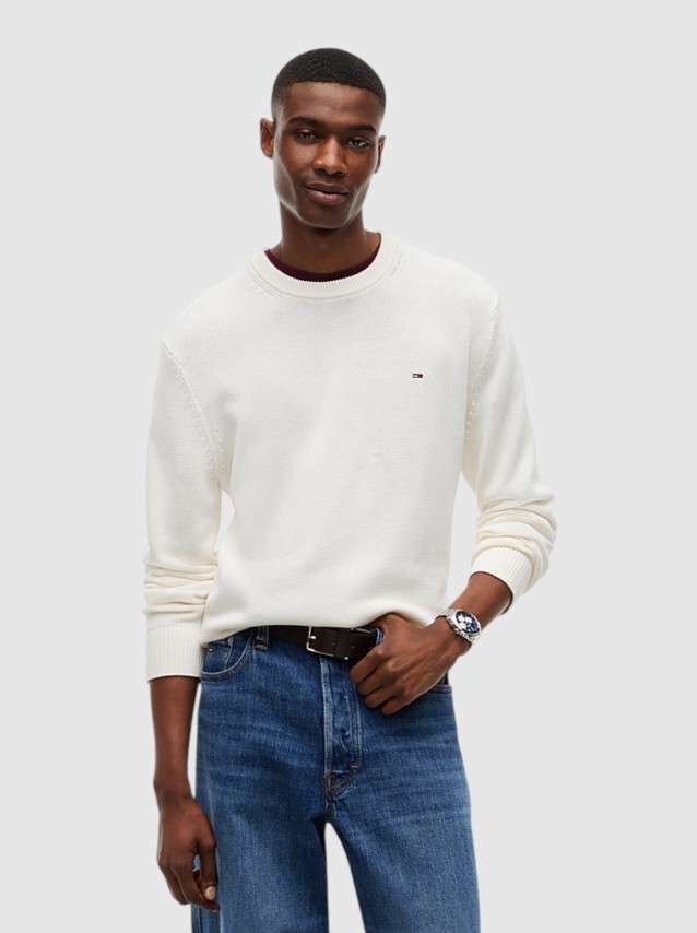 Camisola Tommy Jeans Homem Tjm Slim Ess Sweater Ext