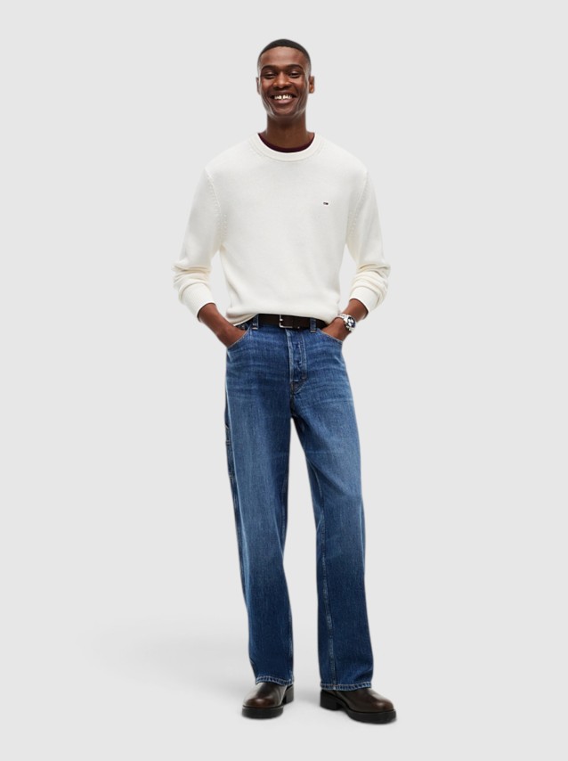 Camisola Tommy Jeans Homem Tjm Slim Ess Sweater Ext
