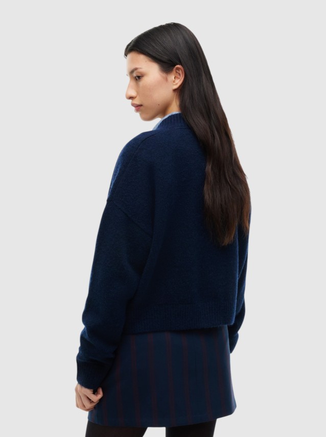 Casaco Tommy Jeans Mulher Tjw Fluffy Badge Cardigan Ext