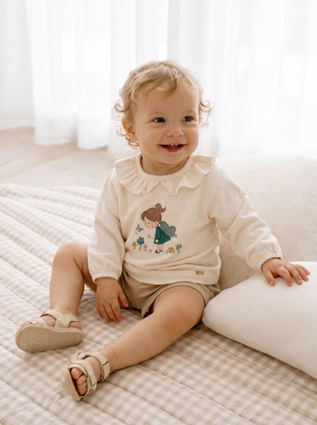 Camisola Mayoral Menina Camiseta M/comp Cl�ssica