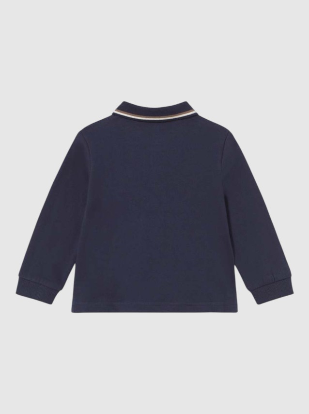 Polo Mayoral Menino Polo M/comp. Liso Detalhes