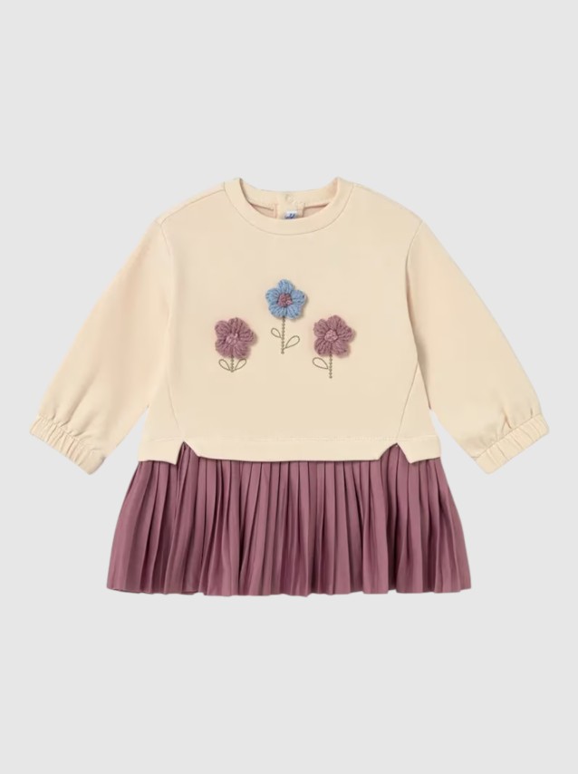 Conjunto 2 Peças Mayoral Menina Vestido Combinado Felpa