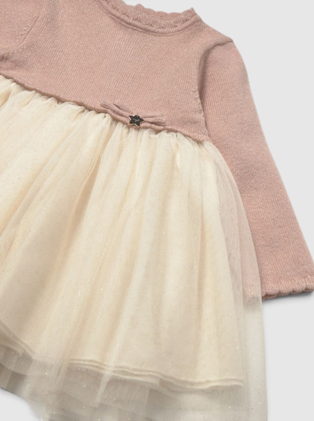 Vestido Mayoral Menina Vestido Comb Tric� E Tule