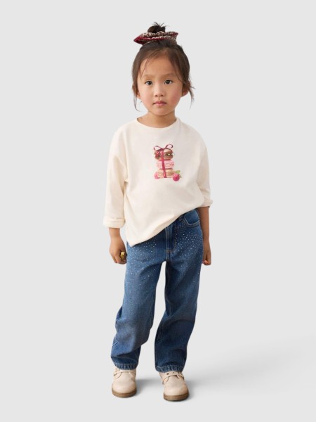 Jeans Mayoral Menina Calça Denim Fantasia Jeans Mayoral Menina Calça Denim Fantasia
