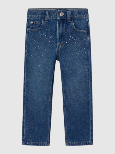 Jeans Mayoral Menina Calça Denim Fantasia Jeans Mayoral Menina Calça Denim Fantasia