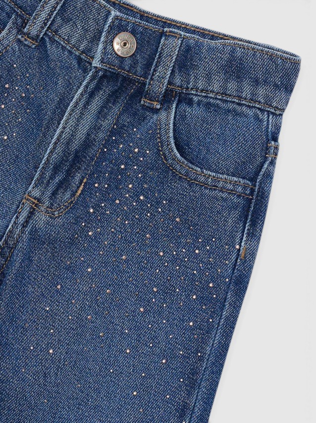 Jeans Mayoral Menina Cal�a Denim Fantasia