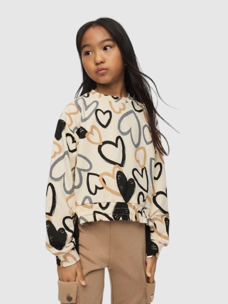 Sweatshirt Mayoral Menina Sweat Estampada Sweatshirt Mayoral Menina Sweat Estampada