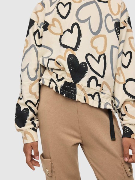 Sweatshirt Mayoral Menina Sweat Estampada Sweatshirt Mayoral Menina Sweat Estampada