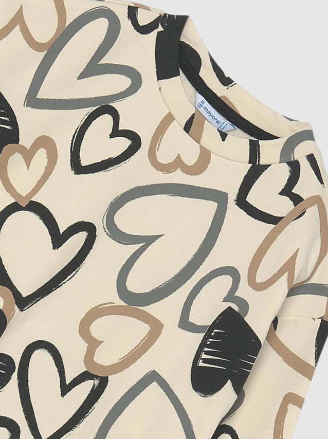 Sweatshirt Mayoral Menina Sweat Estampada