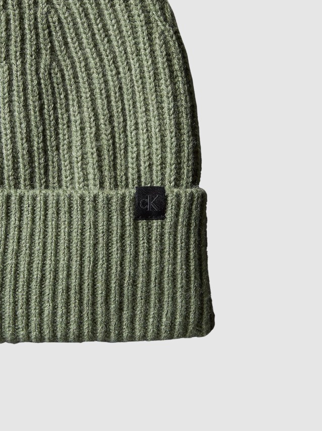 Gorro Calvin Klein Menino Monogram Rib Beanie