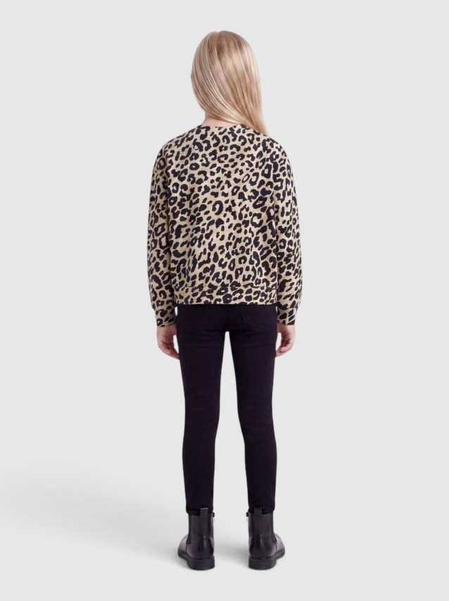 Sweatshirt Guess Menina Relaxed Midi Ls Scuba Active T