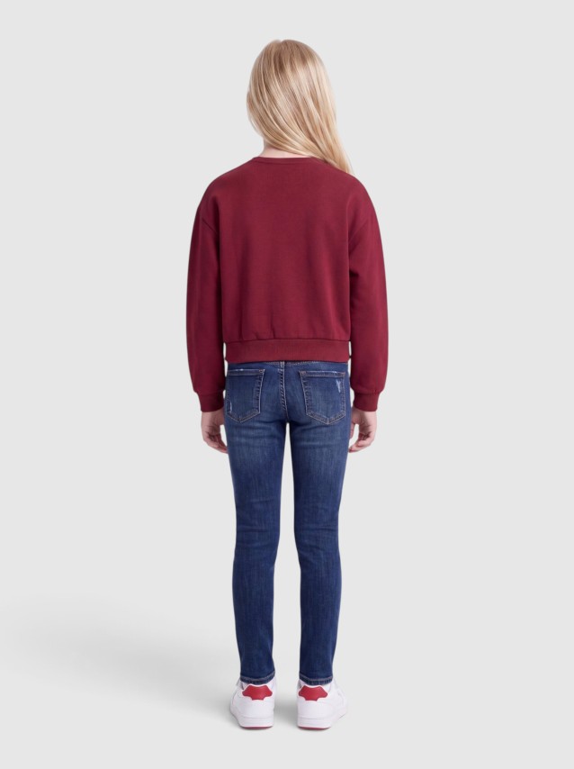 Sweatshirt Guess Menina Relaxed Midi Ls Active Top