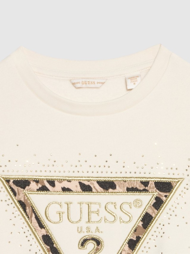 Sweatshirt Guess Menina Relaxed Midi Ls Active Top