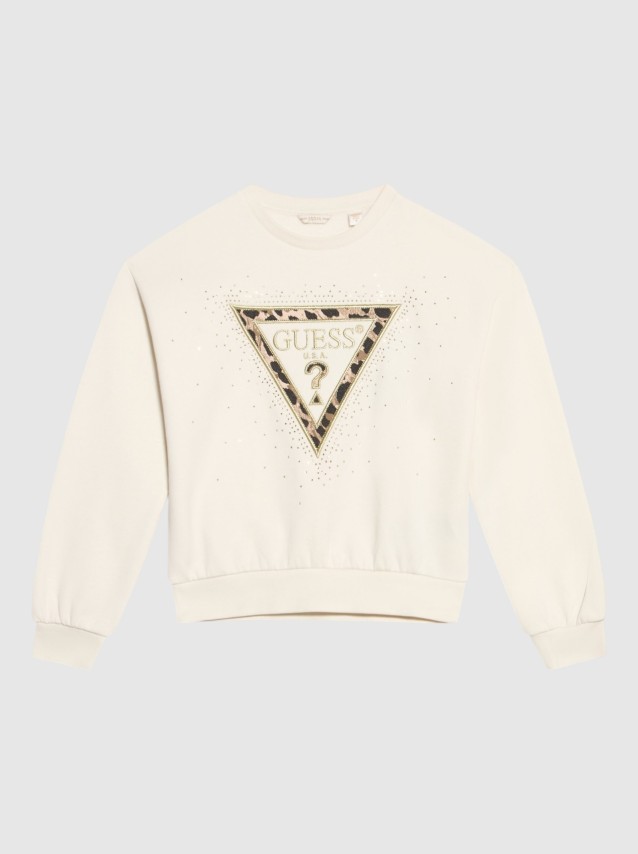 Sweatshirt Guess Menina Relaxed Midi Ls Active Top