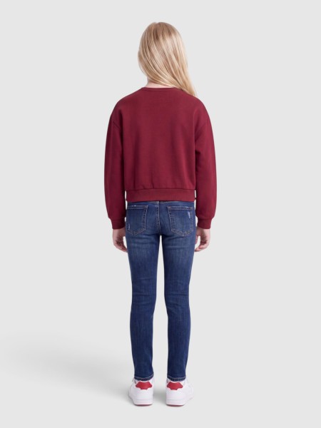 Sweatshirt Guess Menina Relaxed Midi Ls Active Top