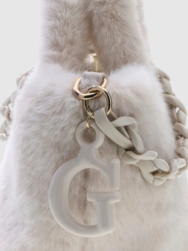 Mala Guess Menina Faux Fur Tote Bag