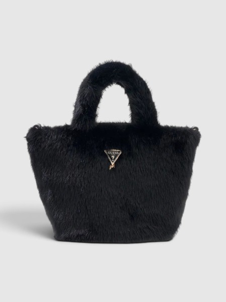 Mala Guess Menina Faux Fur Tote Bag Mala Guess Menina Faux Fur Tote Bag