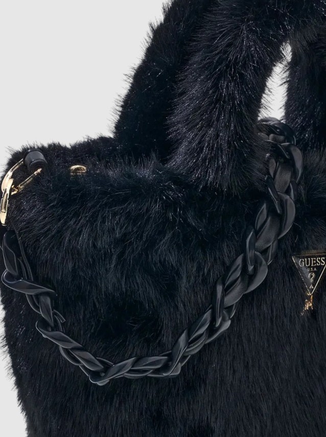 Mala Guess Menina Faux Fur Tote Bag