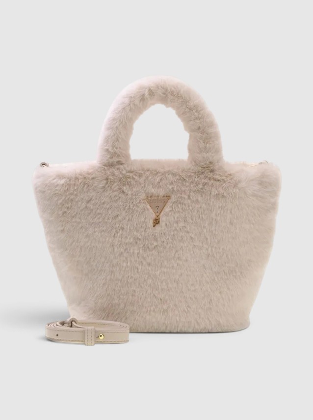Mala Guess Menina Faux Fur Tote Bag