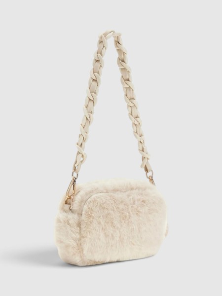 Mala Guess Menina Faux Fur Camera Bag Mala Guess Menina Faux Fur Camera Bag