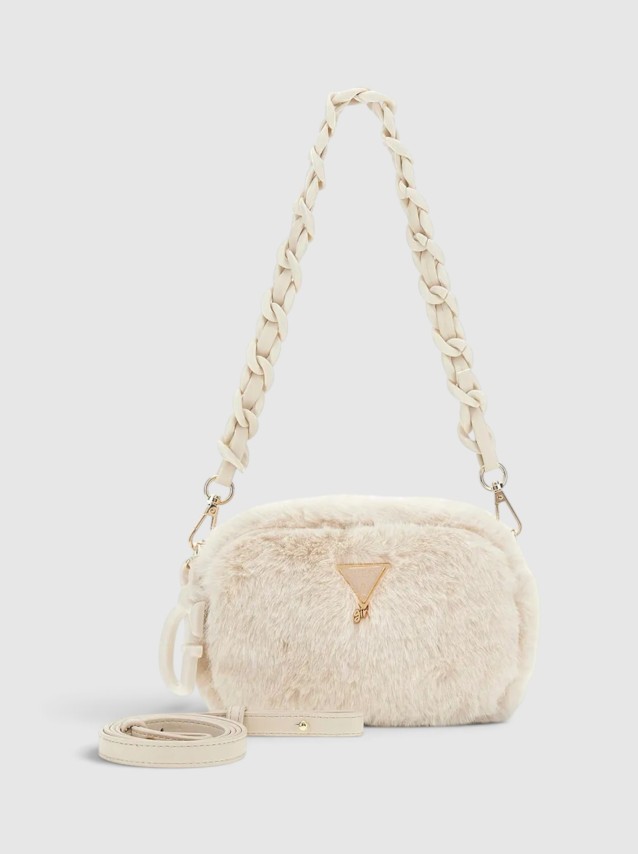 Mala Guess Menina Faux Fur Camera Bag