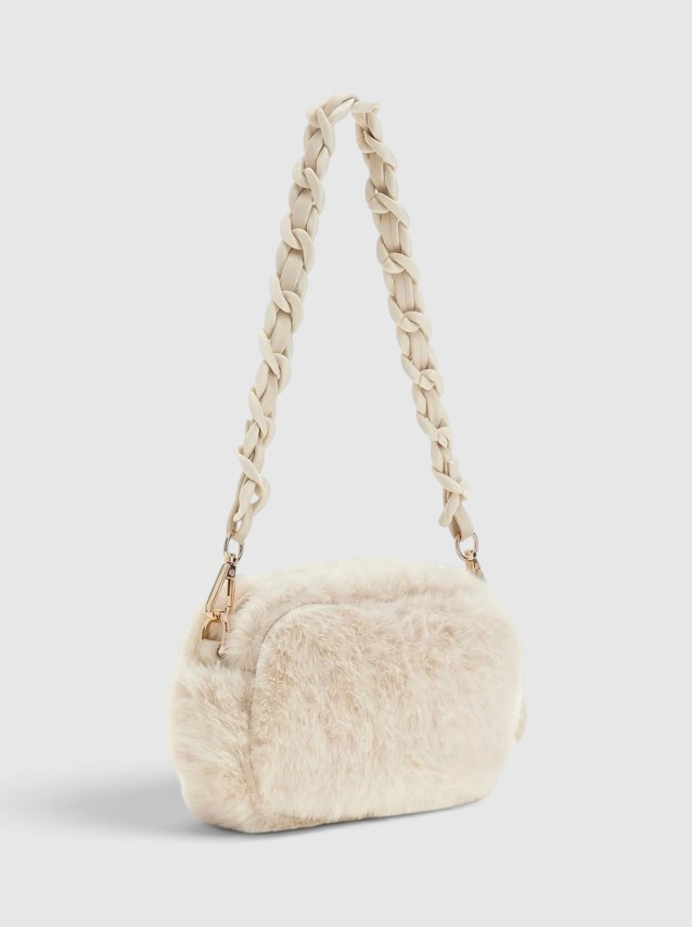 Mala Guess Menina Faux Fur Camera Bag