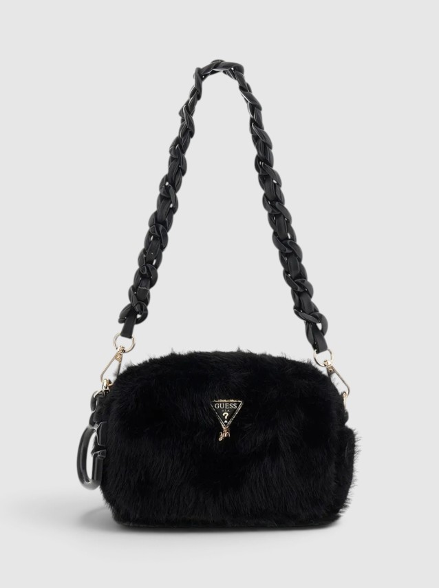 Mala Guess Menina Faux Fur Camera Bag