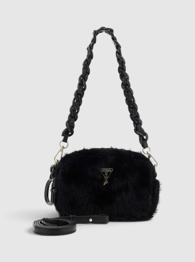 Mala Guess Menina Faux Fur Camera Bag