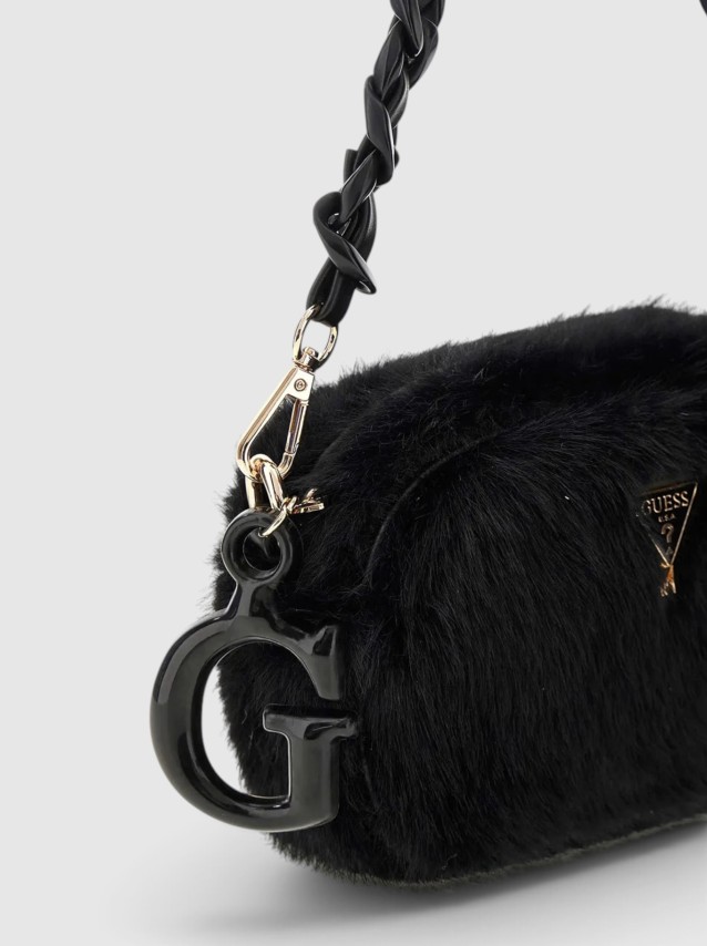 Mala Guess Menina Faux Fur Camera Bag