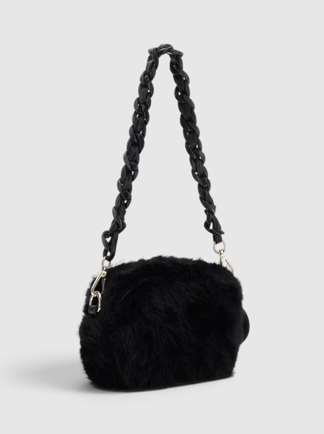 Mala Guess Menina Faux Fur Camera Bag
