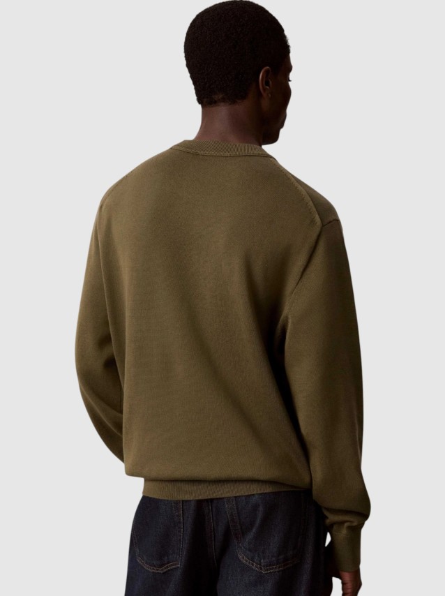 Camisola Calvin Klein  Homem Ls Eu Clsc Cttn Crwnk Swtr 12Gg