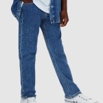 Jeans Calvin Klein Menino Dad Beckford Blue