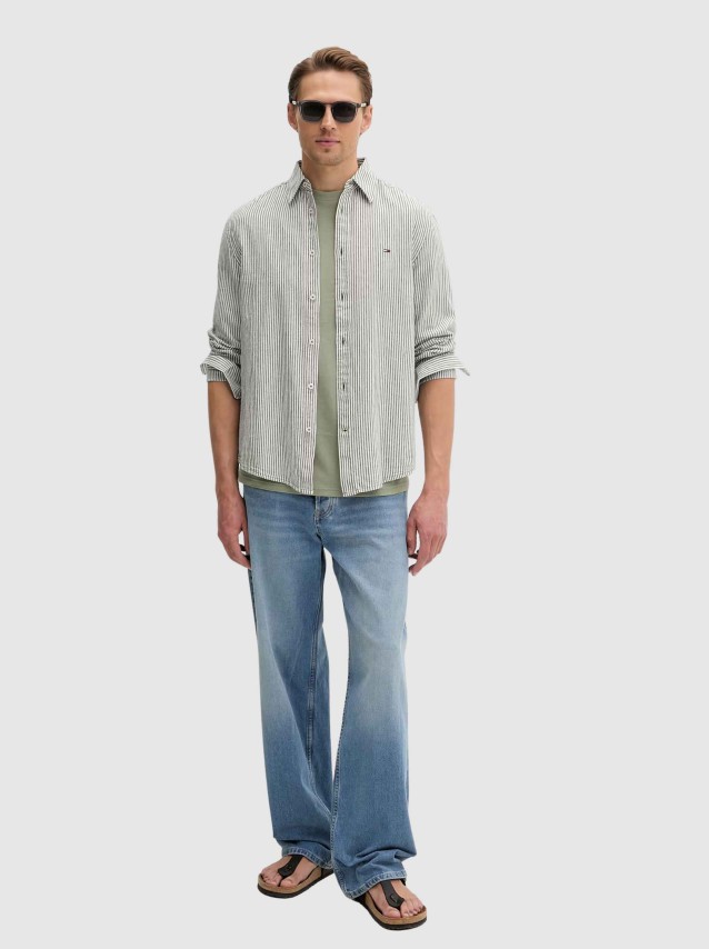 Jeans Tommy Jeans Homem Jaimie Loose Straight Bja138