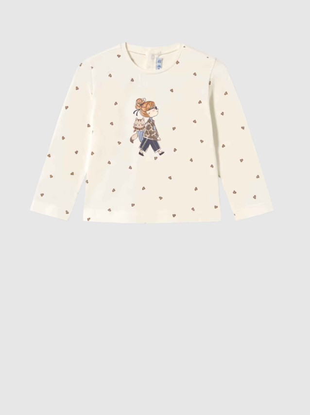 Camisola Mayoral Menina Camiseta Estampada