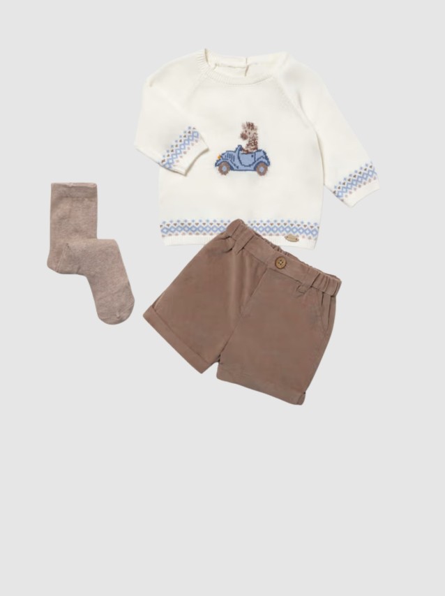 Conjunto Mayoral Menino Conj. Cal��o Meia Cal�a