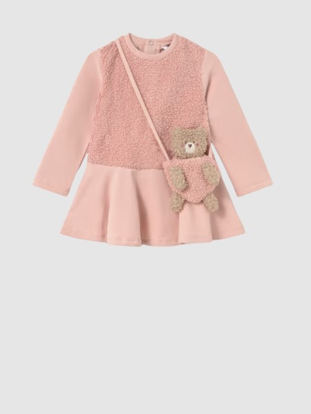 Vestido Mayoral Menina Vestido Comb C/bolsa Ursinho Vestido Mayoral Menina Vestido Comb C/bolsa Ursinho