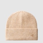 Gorro Calvin Klein Mulher Ck Metal Wool Slanted Rib Beanie