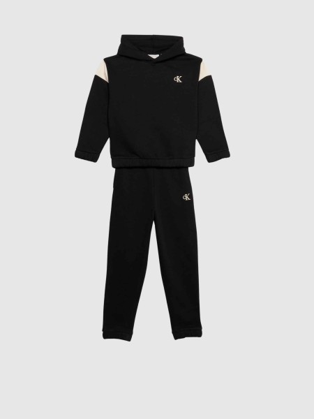 Conjunto 2 Peças Calvin Klein Menino Ck Colorbloack Hoodie Set Conjunto 2 Peças Calvin Klein Menino Ck Colorbloack Hoodie Set