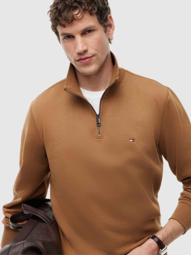 Polo Tommy Hilfiger Homem Essential Fleece 1/4 Zip