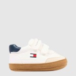 Sapatilha Tommy Hilfiger Menino Low Cut Velcro Sneaker Beige/off Wh