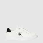 Sapatilha Calvin Klein Menino Low Cut Lace-Up Sneaker White/black