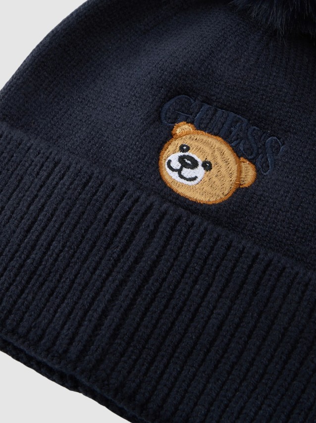 Gorro Guess Menina Bear Beanie Hat