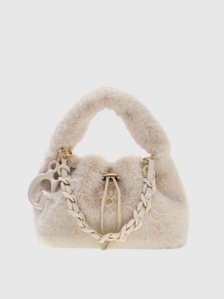 Mala Guess Menina Faux Fur Handbag Mala Guess Menina Faux Fur Handbag