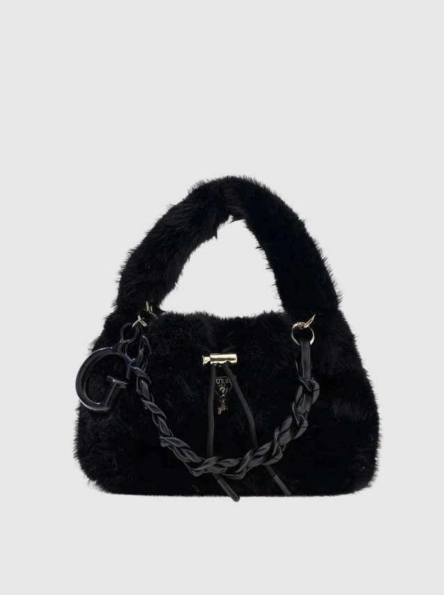 Mala Guess Menina Faux Fur Handbag