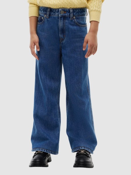 Jeans Tommy Hilfiger Menina Mabel Wide Leg Jeans