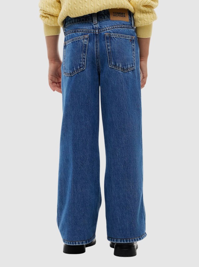Jeans Tommy Hilfiger Menina Mabel Wide Leg Jeans