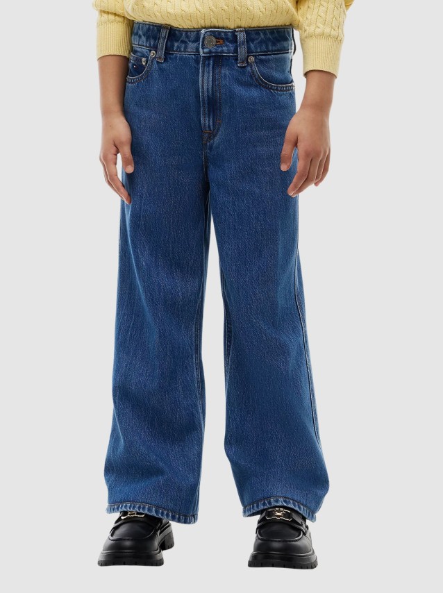 Jeans Tommy Hilfiger Menina Mabel Wide Leg Jeans