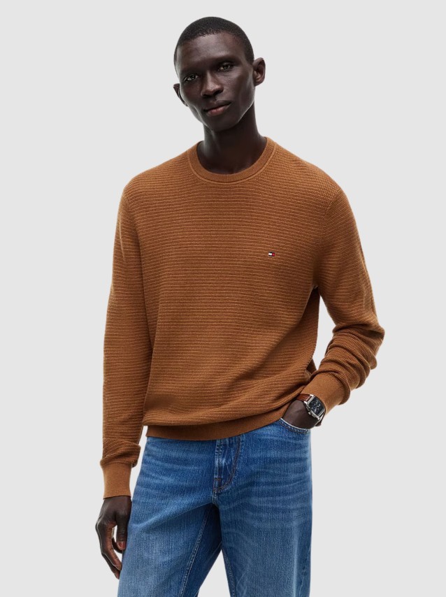 Camisola Tommy Hilfiger Homem Pima Ctn Cash Structure Crewneck