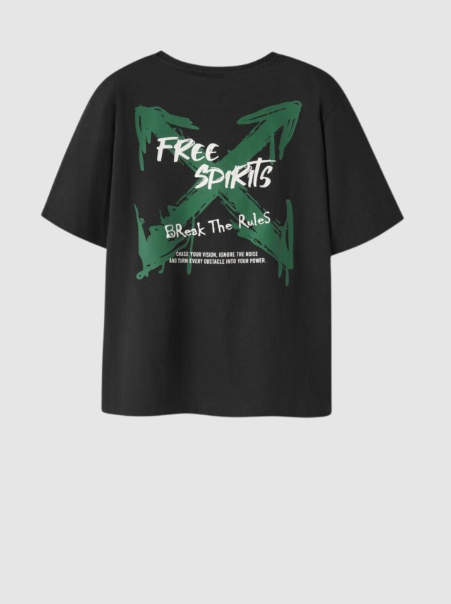 T-Shirt Name It Menino Nkmkemuel Ss Rlx Top Box Ps Noos
